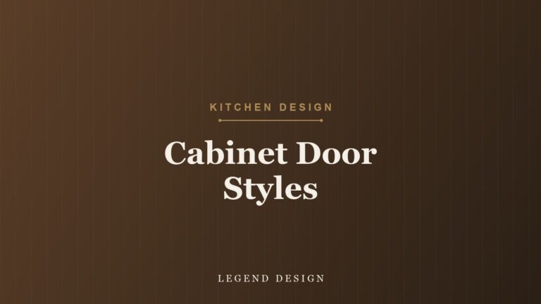 How to Choose Kitchen Cabinet Door Styles