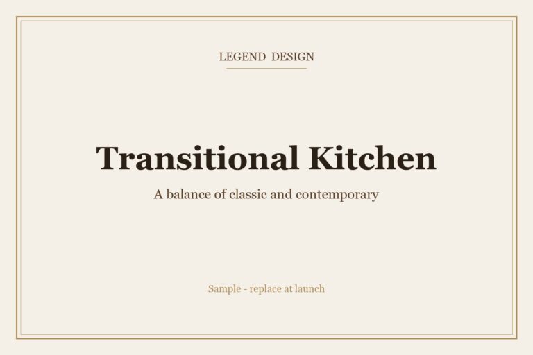 Transitional Kitchen