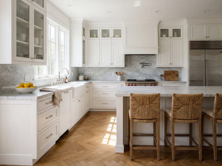 Classic White Shaker kitchen design concept
